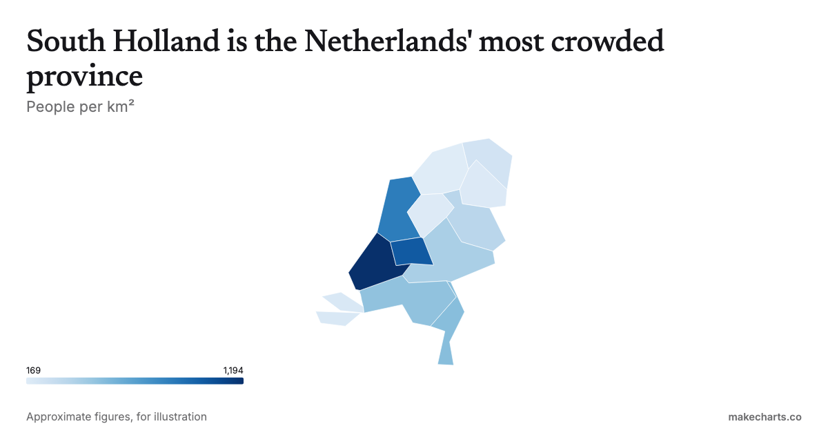 Animated Netherlands map maker: free, no sign-up | MakeCharts.co
